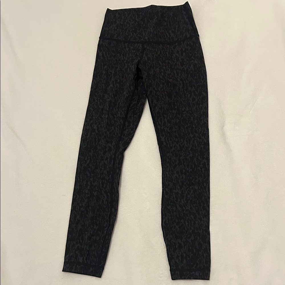 lululemon athletica Black Heather High-Rise Leggings